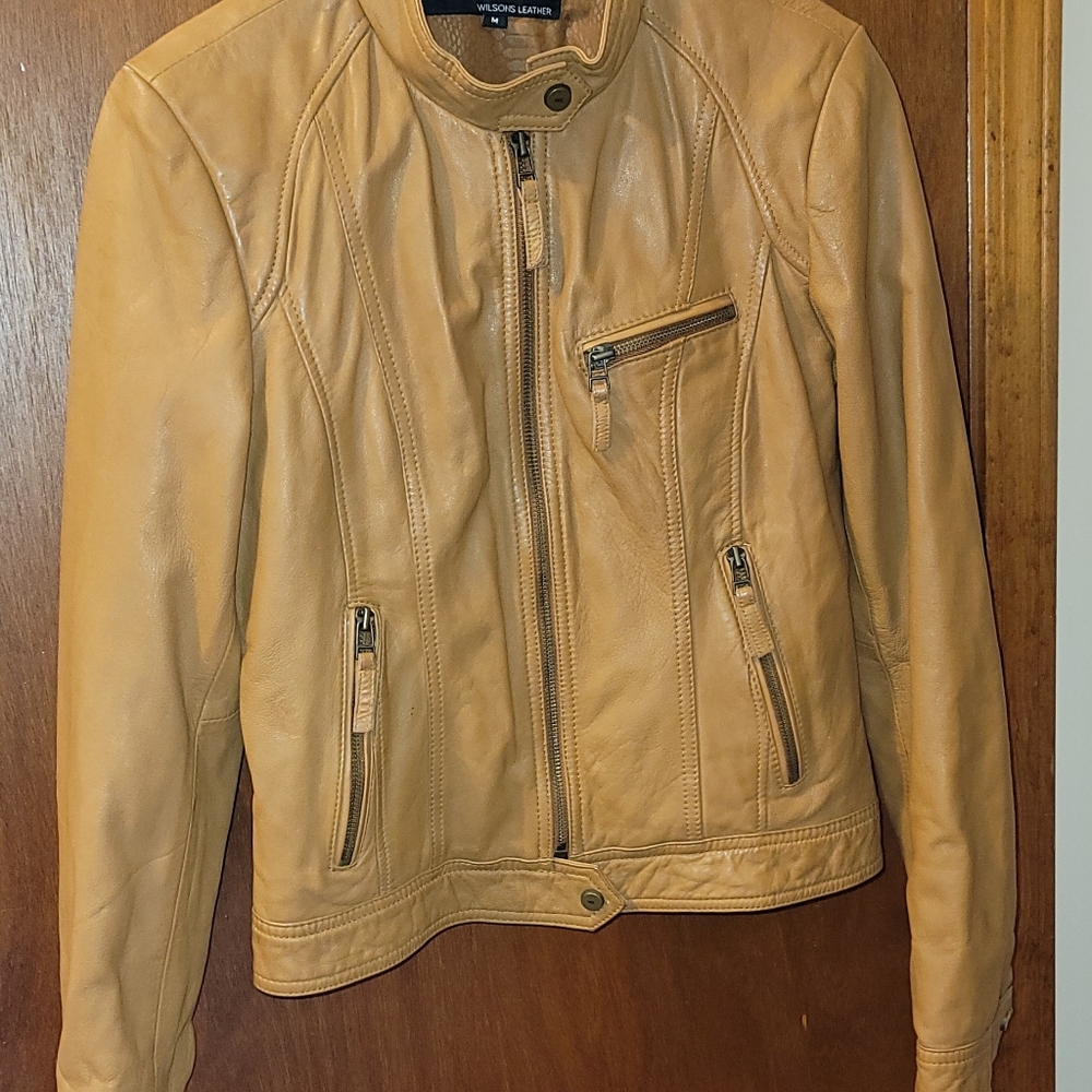 Womens Wilson's Leather Light Brown Medium